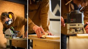 Découpe bois Doriann Messager Utilivan 56