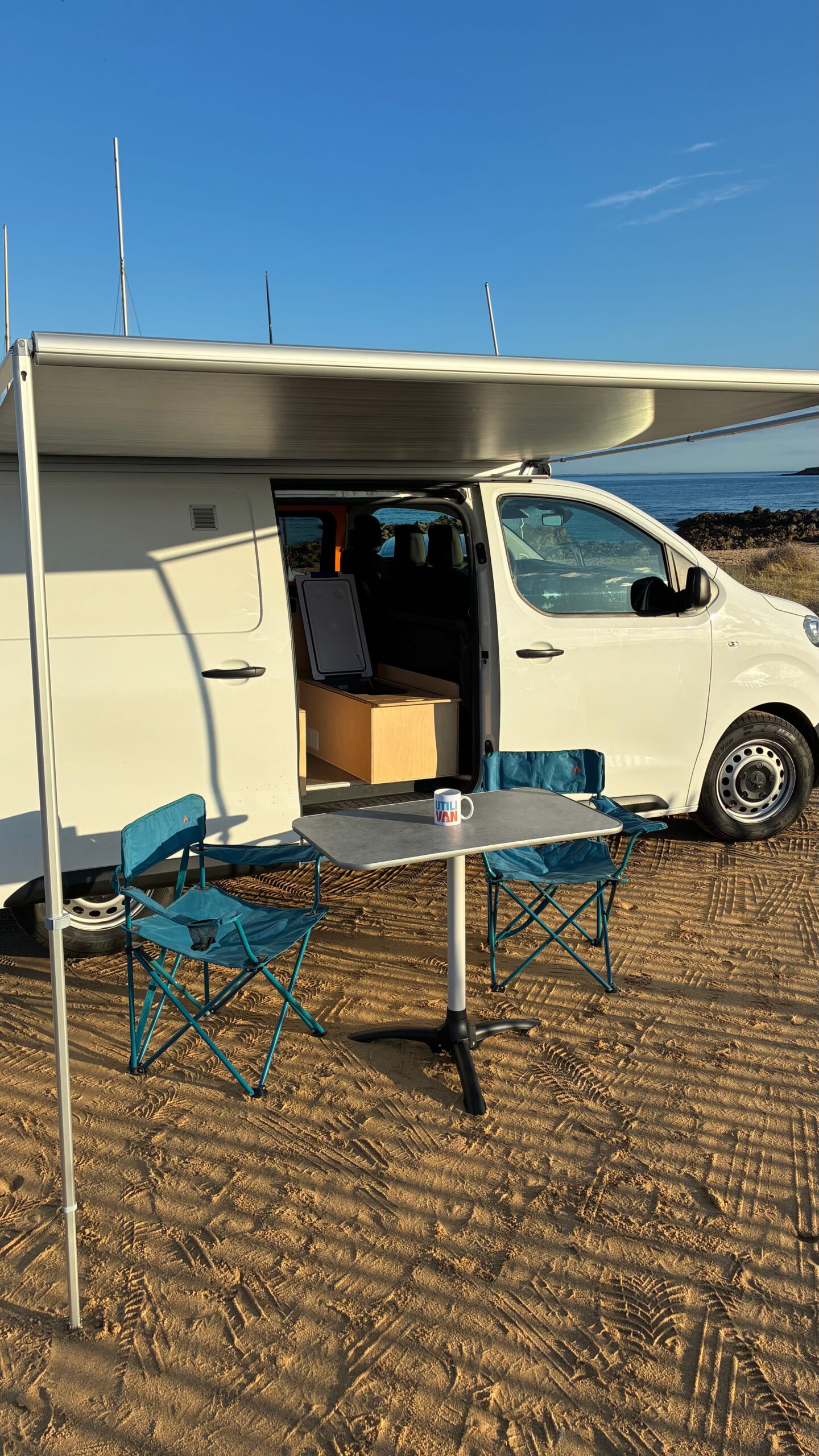 Peugeot expert aménagé orange