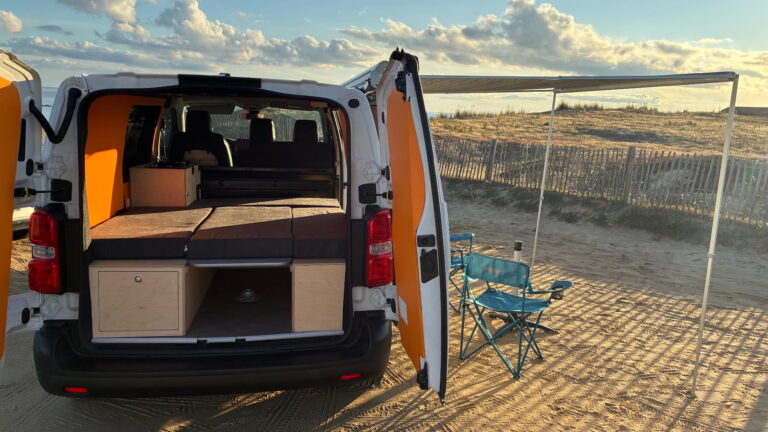 Peugeot expert aménagé orange