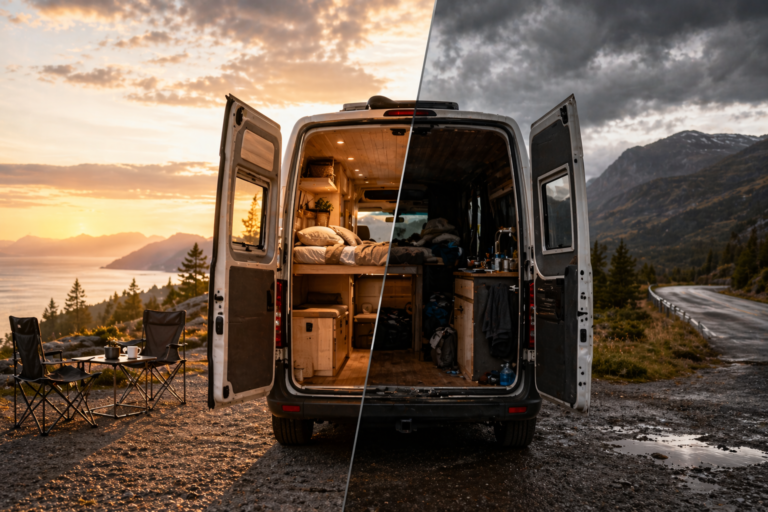 Avantages et inconvénients d'un van aménagé